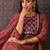 Geometric Printed Mirror Work Cotton Kurta With Trousers & Dupatta