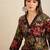 Floral Printed V-Neck Straight Kurta with Trousers