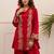 Women Ethnic Motifs Embroidered Thread Work Kurta with Palazzos