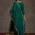 Women Ethnic Motifs Embroidered Liva Kurta with Trousers & With Dupatta