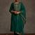 Women Ethnic Motifs Embroidered Liva Kurta with Trousers & With Dupatta