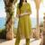 Women Floral Embroidered Thread Work Cotton Kurta with Trousers