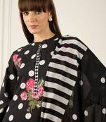 Women Floral Printed Cotton Kurta with Palazzos & With Dupatta