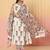 Women Floral Printed Cotton Kurta with Palazzos & With Dupatta