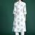 Floral Printed Pleated Cotton Kurta with Trousers