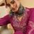 Women Embroidered Thread Work Kurta with Trousers