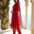 Women Ethnic Motifs Printed Thread Work Kurta with Trousers & With Dupatta