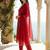 Women Ethnic Motifs Printed Thread Work Kurta with Trousers & With Dupatta