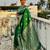 Green soft silk blend saree with zari weaving meenakari design