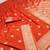 Orange soft silk blend saree with zari weaving meenakari design