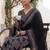 Women Printed Thread Work Cotton Kurta with Trousers & With Dupatta