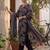 Women Printed Thread Work Cotton Kurta with Trousers & With Dupatta