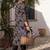 Women Printed Thread Work Cotton Kurta with Trousers & With Dupatta