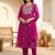 Women Ethnic Motifs Printed Thread Work Kurta with Trousers & Dupatta