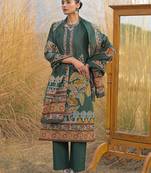 Women Ethnic Motifs Printed Cotton Kurta with Trousers & With Dupatta