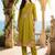 Women Floral Embroidered Thread Work Cotton Kurta with Trousers
