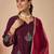 Women Ethnic Motifs Embroidered Thread Work Liva Kurta with Trousers & With Dupatta