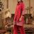 Women Geometric Embroidered Cotton Kurta with Palazzos