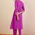Women Solid Embroidered Kurta with Pyjama