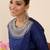 Women Ethnic Motifs Embroidered Panelled Thread Work Kurta with Trousers