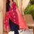 Women Ethnic Motifs Embroidered Thread Work Kurta with Trousers & With Dupatta