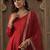 Liva Sweetheart Neck Anarkali Kurta With Trousers & Dupatta