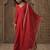 Liva Sweetheart Neck Anarkali Kurta With Trousers & Dupatta