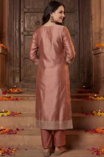 Women Kurta with Trousers & With Dupatta