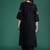 Solid Kurta with Trousers with Embroidered Detail