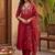 Women Ethnic Motifs Embroidered Kurta with Trousers & With Dupatta