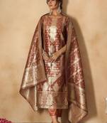 Women Ethnic Motifs Kurta with Trousers & With Dupatta