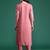 Floral Embroidered Sequinned Cotton Kurta with Trousers