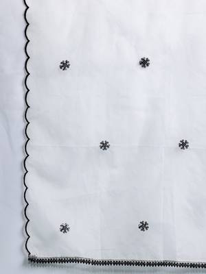 Women Ethnic Motifs Embroidered Thread Work Republic Day Kurta with Trousers & With Dupatta 6