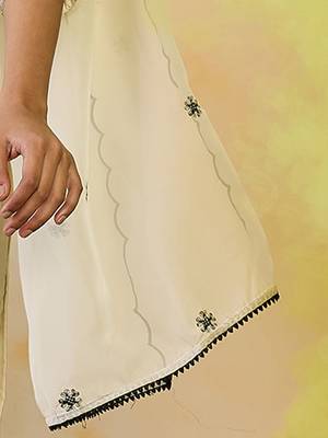 Women Ethnic Motifs Embroidered Thread Work Republic Day Kurta with Trousers & With Dupatta 7