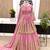 Pink Faux Georgette Embroidered Lehenga Set with Dupatta