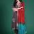 Floral Striped Cotton Kurta with Trousers & Dupatta