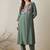 Women Embroidered Thread Work Kurta with Trousers