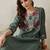 Women Embroidered Thread Work Kurta with Trousers