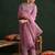Women Floral Yoke Design Thread Work Kurta with Trousers & With Dupatta