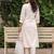 Women Ethnic Motifs Embroidered Thread Work Cotton Kurta with Palazzos