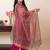 Women Embroidered Thread Work Kurta With Trousers & Dupatta