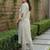 Women Printed Beads and Stones Cotton Kurta with Trousers