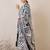 Floral Embroidered Round Neck Sequinned Linen Kurta With Trousers & Dupatta