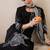 Floral Embroidered Round Neck Sequinned Linen Kurta With Trousers & Dupatta
