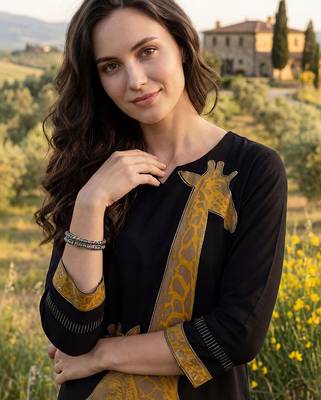 Women Animal Printed Kurta with Palazzos 2