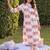 Women Printed Cotton Kurta with Trousers
