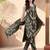 Women Printed Cotton Kurta with Trousers & With Dupatta