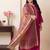 Women Thread Work Kurta with Trousers & With Dupatta