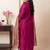 Women Thread Work Kurta with Trousers & With Dupatta
