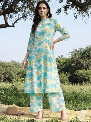 Women Floral Printed Kurta with Palazzos 6